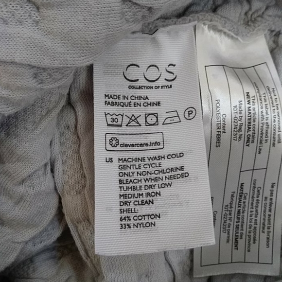 COS jacquard mock neck sweatshirt - Picture 7 of 9